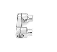 Wsays Chrome 2 inch Riser 1.25" Top Cover Handlebar Clamp Kit Compatible with Harley Touring Dyna Softail Sport Glide, FXDR, FXDRS, Fat Bob, Fat Boy 2018-UP
