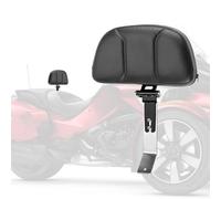 Wsays Driver Backrest Adjustable Rider Backrest Mount Kit w/Storage Pouch Compatible with Can Am Spyder F3/F3-L/F3-S/F3-T 2015-2024