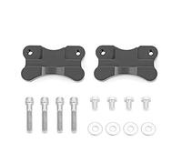 Wsays Front Fender Riser Adapter Spacer Relocator Kit fit 21" Wheel Black Compatible with Harley Softail Heritage Fat Boy Deluxe Slim S FLSS FLSTF FLSTN FLSTC FLST FLS 1986-2017