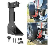 WSays Off-Road Tailgate High Lift Jack Holder Mount Bracket Kit Compatible with Jeep Wrangler JK 2007-2017