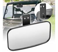 WSays Ranger UTV Center Rear View Mirror Kit Compatible with Polaris 2017-2021 Ranger 500 570 900 1000 XP Pro-Fit Cage with Factory Present Drop Down Mounting Tab
