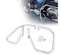 Wsays Rear Engine Guard Highway Saddlebag Crash Bar Compatible with Harley Softail Deluxe FLSTN 2005-2017