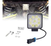 Wsays Reverse Rear 27W Plug N Play Light LED Light Bar Kit Below Cargo Bed w/Back-Up Mount Bracket Hardware Compatible with Polaris Ranger Crew 1000 XP 2018-2021