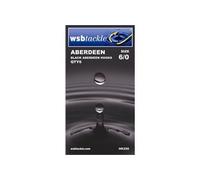 WSB Tackle Black Aberdeen Fish Hook 4 / 0