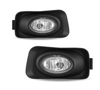 WSBOJXTH Compatible With Acura TSX 2003 2004 2005 Car Bumper Driving Lamps Clear Lens Fog Lights Wiring Switch Kit Bezels 08V31S5D1M102 08V31S5D1M101 Replacement Parts