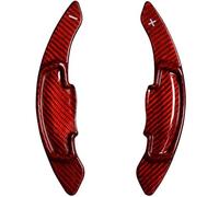 WSBOJXTH Compatible with Civic FC for Accord for Odyssey for CRV for URV for Acura for Crown for Road Car Steering Wheel Paddle Shifter Extension Paddle Shifter Extension(Carbon Fiber red)