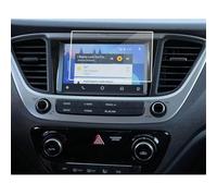 WSBOJXTH Compatible With Hyundai For Accent Sedan 2018 2019 2020 2021 Year GPS Navigation Screen Steel Control Screen Tempered Glass Protective Film Car Accessories