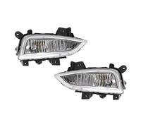 WSBOJXTH Compatible With Hyundai For Ix35 2013 2014 2015 2016 Car Front Bumper Fog Lamp Assembly With Bulbs Driving Light Turn Signal Replacement Parts(Left and Right)