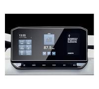 WSBOJXTH Compatible With Mitsubishi For Outlander 2022 2023 Dashboard Navigation Membrane Car GPS Display Tempered Glass Screen Protective Film Sticker Car Accessories(Navigation)