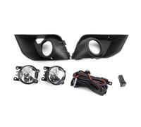 WSBOJXTH Compatible With Mitsubishi For Outlander Sport For ASX RVR 2016 2017 2018 1 Set Car Front Bumper Fog Lamp Light Wires Switch Cover Frame Bezel Kit Replacement Parts