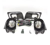 WSBOJXTH Compatible With Toyota For Sequoia 2018 2019 2020 Car DRL Fog Lights Cover Grill Headlight Frame Headlights Lamps Kit Replacement Parts