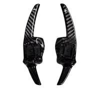WSBOJXTH Compatible with VW for Golf 5 MK5 V R32 GTX for GTI GT-TSI for Golf 6 MK6 R for GTI R20 Car Steering Wheel Shift Paddles Paddle Shifter Extension(Carbon Fiber Black)