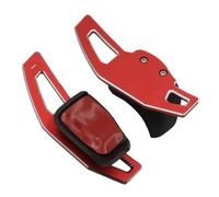 WSBOJXTH Compatible with VW for Golf 6 MK6 for Jetta for GTI R20 R36 for CC for Scirocco for EOS Car Steering Wheel Shift Paddle Extension Shifters Paddle Shifter Extension(Type A Red)