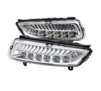 WSBOJXTH Compatible With VW For Polo MK5 6R 2009 2010 2011 2012 2013 2014 Facelift Car Left/Right Front Bumper Fog Daytime Running Lights 6RD941061 6RD941062 Replacement Parts(No wire)