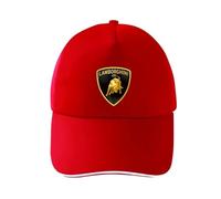 WSCDMCC Baseball Cap for Lamborghini, Adjustable Sport Baseball Caps for Outdoor, Car Fans Hats for Unisex Accessories,E