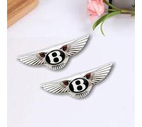 WSCDMCC Car Emblem for Bentley, Letter Emblem Grill Trunk Badge Stickers, Exterior Decorations Accessories