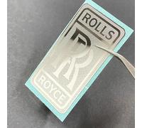 WSCDMCC Car Emblem for Rolls-Royce, Letter Emblem Grill Trunk Badge Stickers, Exterior Decorations Accessories,D-36mm*18mm