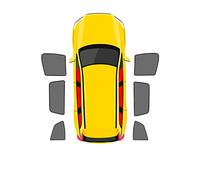 WSCDMCC Car Side Window Sun Shade for Renault CAPTUR 2019-2023, Magnetic Side Window Sunshades Visor Blockout UV Protection Accessories,6pcs-wholecar