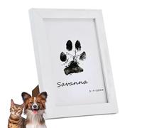 Wscwl Baby Handprint And Footprint Kit, Dog Paw Print Kit, Pet Memorial, Pet Safe Non-Toxics Ink Pet Paws Print Kit For Dogs & Cats, PawPrint Stamp Pad, Family Keepsake,14.7x10.9cm