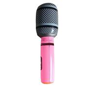 Wscwl Blow Up Microphone,Simulation Musical Instruments Assorted Colors - Lightweight Family Gathering Necessities For Pool Gatherings