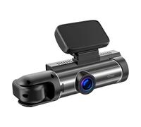 Wscwl Car Camera Front And Rear | Double Wireless Metal Recorder with Night Vision - Trucks Video Camera | for Driving Security Interior Truck Road Travel Traffic Parking Backup Lane