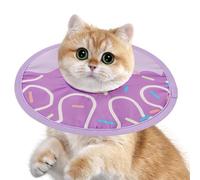 Wscwl Cat Cone Collar Soft - Foldable Cute Cat Donut,Comfortable Pet Neck Donut, Protective Elizabethan Collar for Small Kitten Puppy