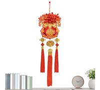 Wscwl Chinese Decorations,2026 Fu Character Home Decor | Asian Lunar Spring Festival Wall Decor - for Living Room Hall Entryway Balcony Door Window Wall Festival Office School Table