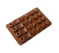 Wscwl Chocolate Molds,24-Cavity Baking Tools | Cake Decor Baking Moulds,for Home Bakers Pastry Chefs Dessert Lovers Pudding Jelly Fudge Cake Decoration Birthday Wedding