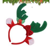 Wscwl Christmas Antler Headband - Holiday Props Hair Band | Fashion Hairband for Adult Beauty Makeup - for Wedding Holiday Camping Picnic BBQ Backyard Party Gathering Dinner Stage