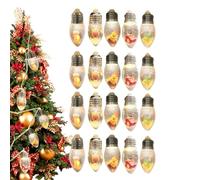 Wscwl Christmas Lights Indoor Battery Powered Design - Snow Fairy Globe Lights | Holiday Decoration for Fence Patio Garden Party Window Indoor Outdoor Wedding