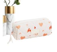 Wscwl Cute Makeup Pouch | Cosmetic Storage Pouch,Makeup Organizer for Road Trip Commutes Travel Gym Outdoor Backpacking Business Girls Women Wife