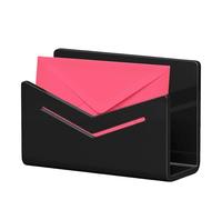 Wscwl Desk Mail Holder | Acrylic Small Desk Letter Organizer,MultifunctionalFile Storage Rack Documents Organization for Receipts Bill Paper Folders for Home Office School Classroom