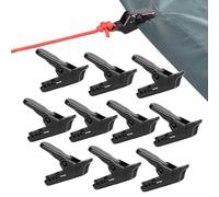 Wscwl Heavy Duty Tarp Clips,Waterproof Tent Clip Alligator Clips - Alligator Clip With Inverted Teeth For Outdoor Camping, Canopy Tents, Pool Covers, Or Awnings