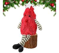 Wscwl Long Leg Christmas Tree Plush Doll | Christmas Tree Shape Plush Ornaments for Holiday Decor,Soft Festive Light Up Figure Decor for Office Desktop Home Table Centerpiece Fireplace School
