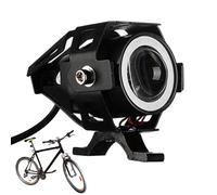 Wscwl Motorcycle Auxiliary Headlights, LED Auxiliary Driving Modified Mini Headlight, Aluminum Alloy Riding Supplies for Scooter, Motorcycle, Electric Bike, and Four-Wheeled Vehicle