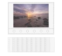 Wscwl Page Protectors for Classroom - A7 6-Ring Binder Photo Sleeves | Clear Document Covers for Office Administrative Staff Project Managers Educators Teachers Artists Sketchers