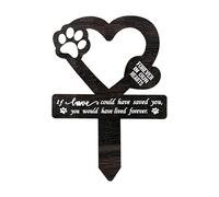 Wscwl Pet Memorial Graves Markers - Pet Loss Memorial Garden Stake - Pet Loss Outdoor Plaques Dog Claw Sympathy Garden Grave Decor