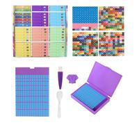 Wscwl Rhinestone Art Storage,Rhinestone Art Storage Trays Kits with Lids | Boxes Tools Trays Stand for Jewelry Gem Bead Crafts Boys Men Youth Adults Girls Teens