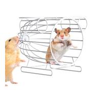 Wscwl Small Animal Hammock,Iron Wire Mesh Hamster Toys | Nest House Cage for Sleeping Swing Hiding Guinea Dwarf Rabbits Sugar Glider Squirrel Training Small Pets