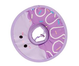 Wscwl Soft Cat Cone, Foldable Cute Cat Donut, Comfortable Pet Neck Donut, Protective Elizabethan Collar for Small Kitten Puppy