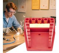Wscwl Soldering Wire Holder,5 Slots Fixture Anti-Slip Base Station,Soldering Stand - for Jewelry Building Repair Student Engineer Home Making Technician