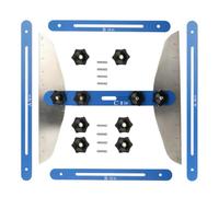 Wscwl Stair Gauge Tool | Folding Adjustable Length High Precision Ruler - Stair Tread Template Jig | for Risers Partitions Shelf Cutting Drywall Indoor Outdoor