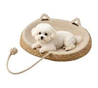 Wscwl Stimuli Cat Basket - Handwoven Kitten Scratcher,Kitten Scratching Nest,for Trainers Animal Lovers Apartment Home Office Shelters Bedroom Living Room Study