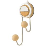 Wscwl Suction Cup Hooks - Vacuum Storage - Reusable Loofah Hook,for Towel Kitchen Robe Window Glass Living Room Keys Umbrella Hats Wreath Front Doors Showers