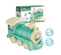 Wscwl Toddler Train - Floating Blow Ball Train | Sensory Educational Set with Lights and Sounds for Kids Boys Girls Birthday Christmas Interactive Learning Activity
