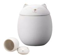 Wscwl Urn for Dog Ashes | Cat Urn Box Dog Ashes Keepsake | Waterproof Memory Box, Decorative Pet Supplies for Display Table Shelf Mantel Ceremony Fireplace Paw Print Plaster