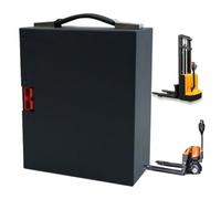 WSDAV Electric Forklift Battery 48V Pallet Jack Truck Battery 48V 10AH 15AH Lithium Iron Phosphate Batteries with Handle,48V15AH