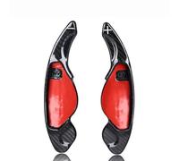 WSDERUB Compatible with Jaguar for XFL for F-PACE 2016 1 Pair Real Carbon Fiber Car Steering Wheel Shift Paddle Interior Accessories