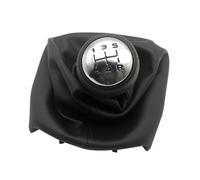 WSDERUB Compatible with Peugeot 207 2006 2007 2008 2009 2010 2011 2012 2013 5-Speed Gear Shift Knob Shifter Stick Gaiter Boot Cover Car Accessory
