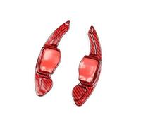 WSDERUB Compatible with VW for Golf 6 R for GTI for GTD 2010 2011 2012 2013 1 Pair Real Carbon Fiber Car Steering Wheel Shifter Paddle Extension
